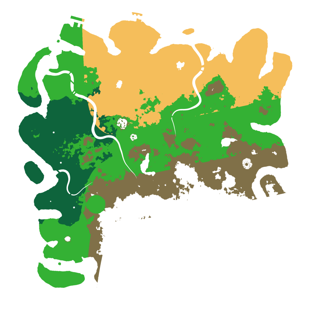 Biome Rust Map: Procedural Map, Size: 4500, Seed: 424619022