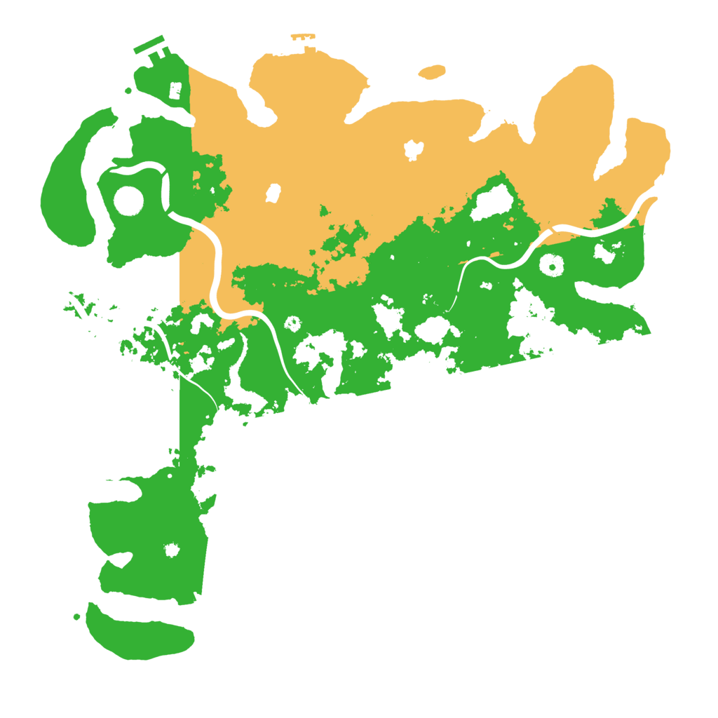 Biome Rust Map: Procedural Map, Size: 4500, Seed: 424619022