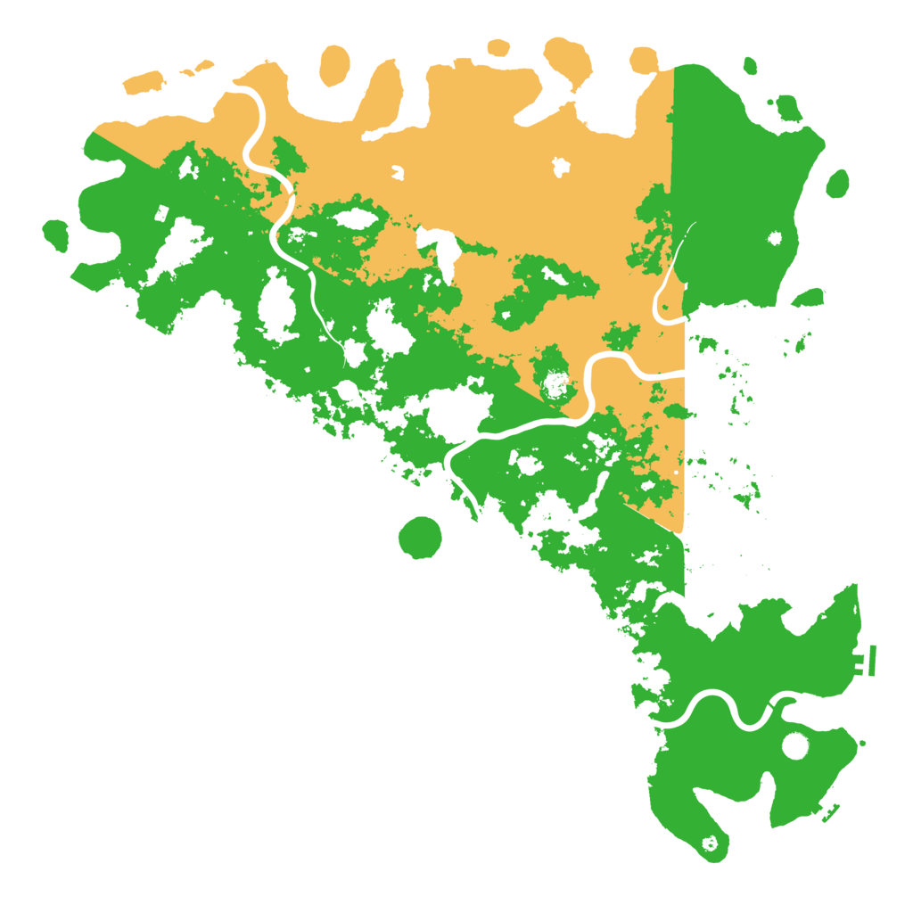 Biome Rust Map: Procedural Map, Size: 6000, Seed: 668313108