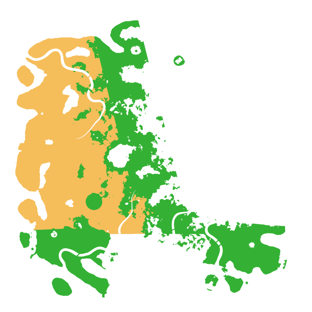 Biome Rust Map: Procedural Map, Size: 5000, Seed: 21061973
