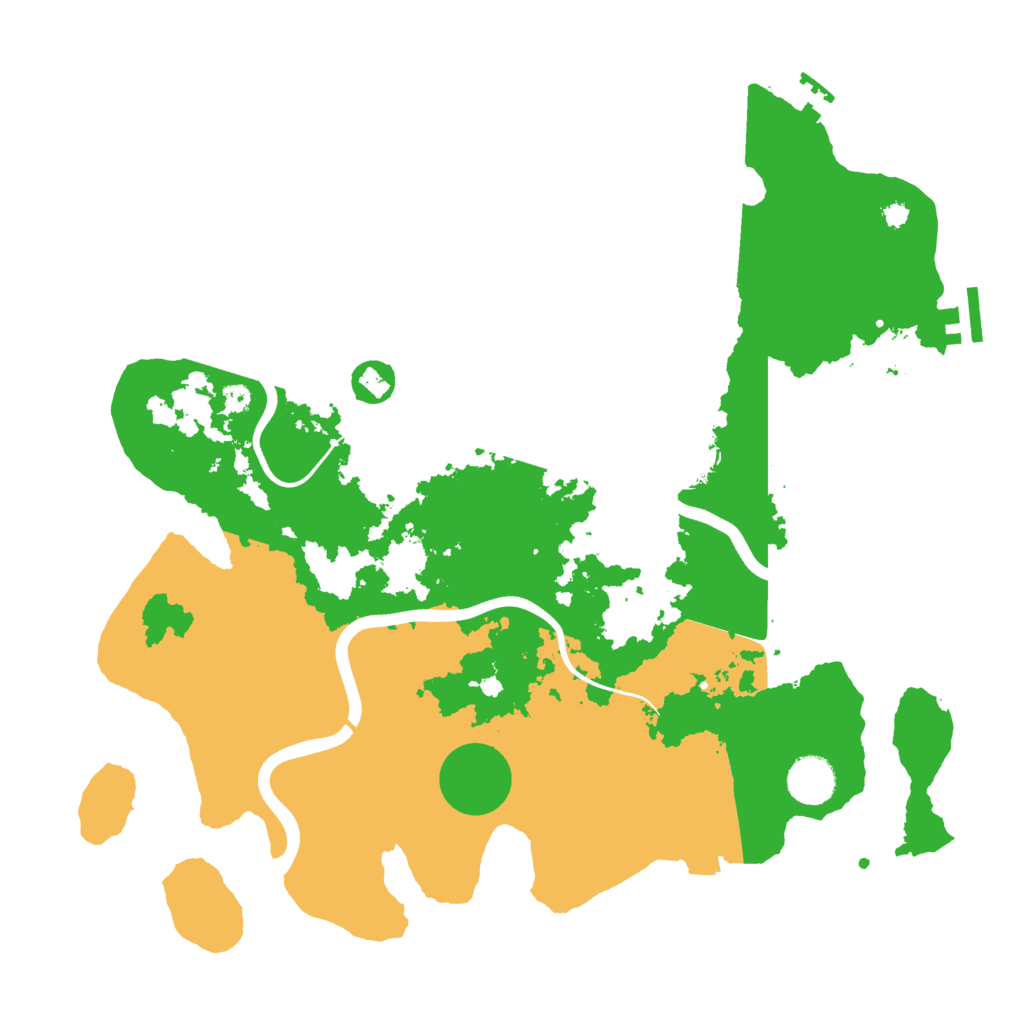 Biome Rust Map: Procedural Map, Size: 3750, Seed: 2095556356