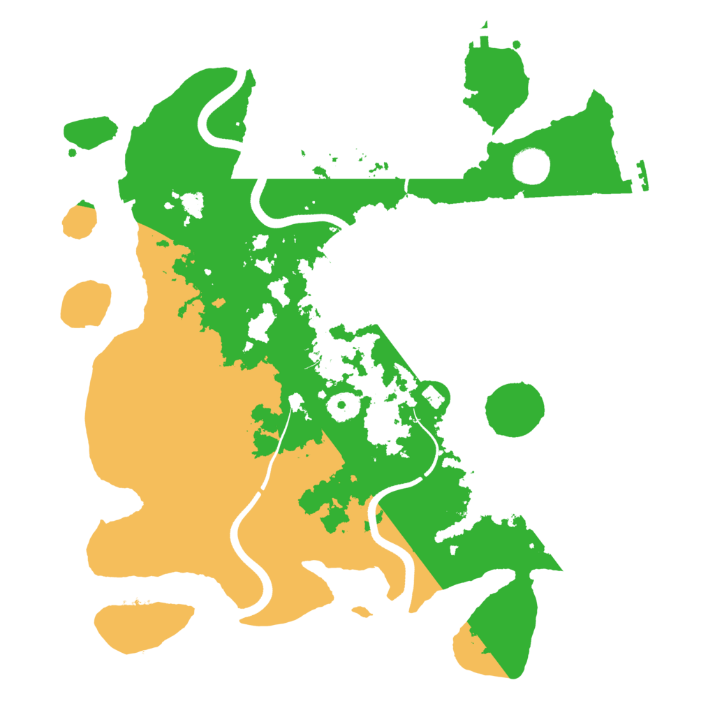 Biome Rust Map: Procedural Map, Size: 3500, Seed: 622447686