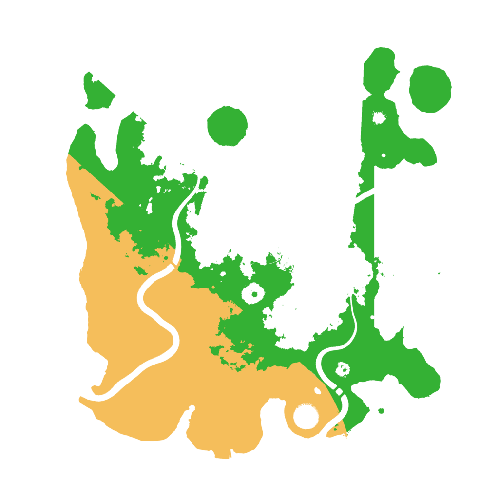 Biome Rust Map: Procedural Map, Size: 3500, Seed: 46944988