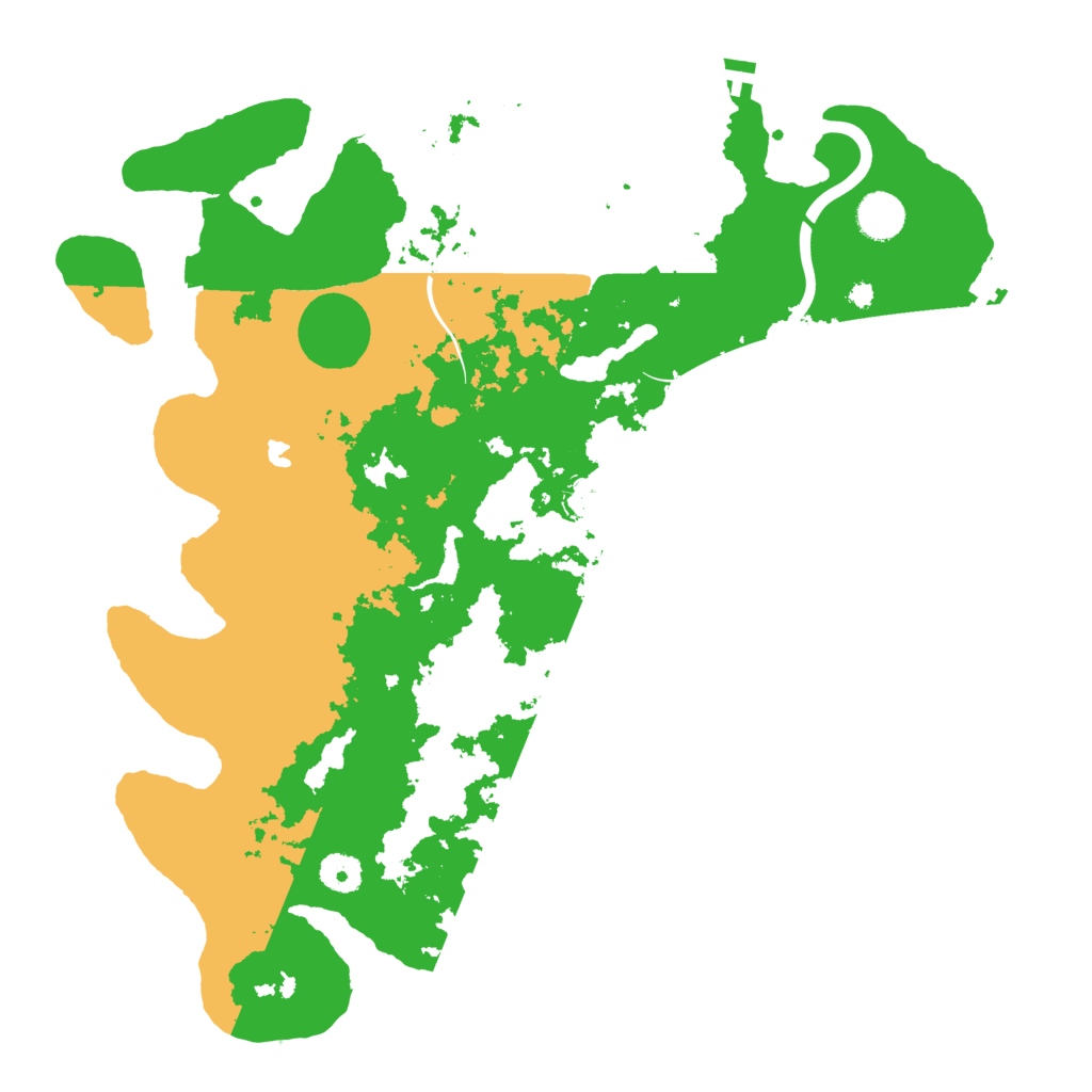 Biome Rust Map: Procedural Map, Size: 4000, Seed: 555432