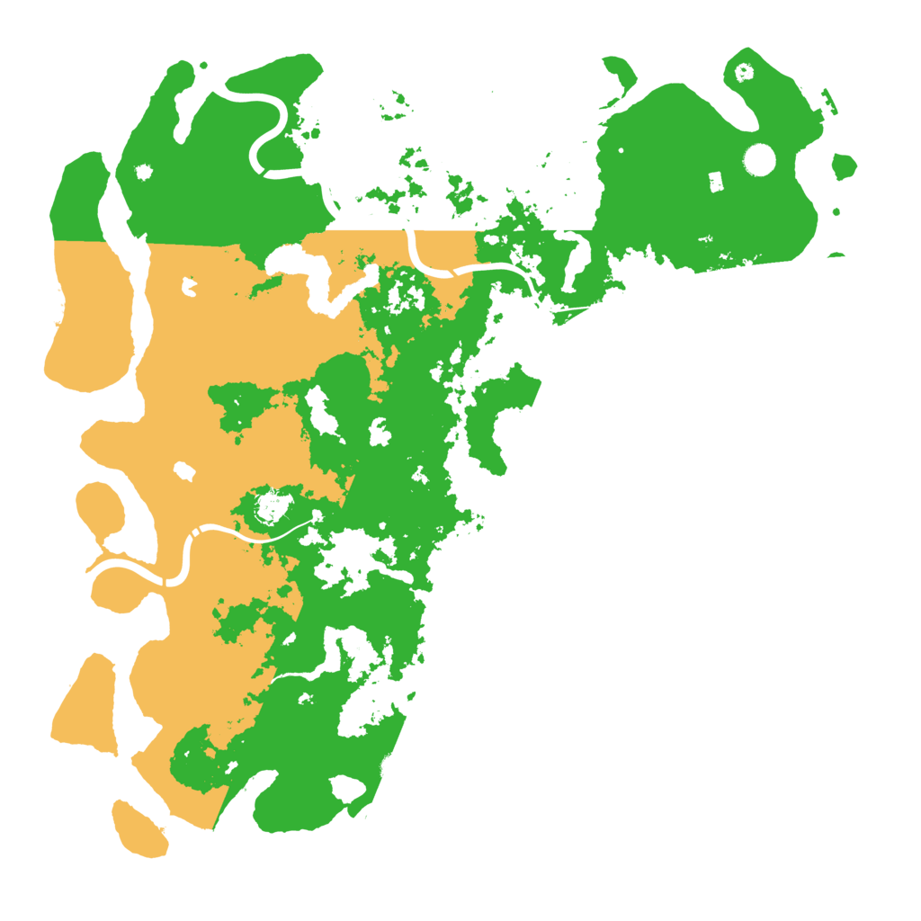 Biome Rust Map: Procedural Map, Size: 5000, Seed: 2022196648