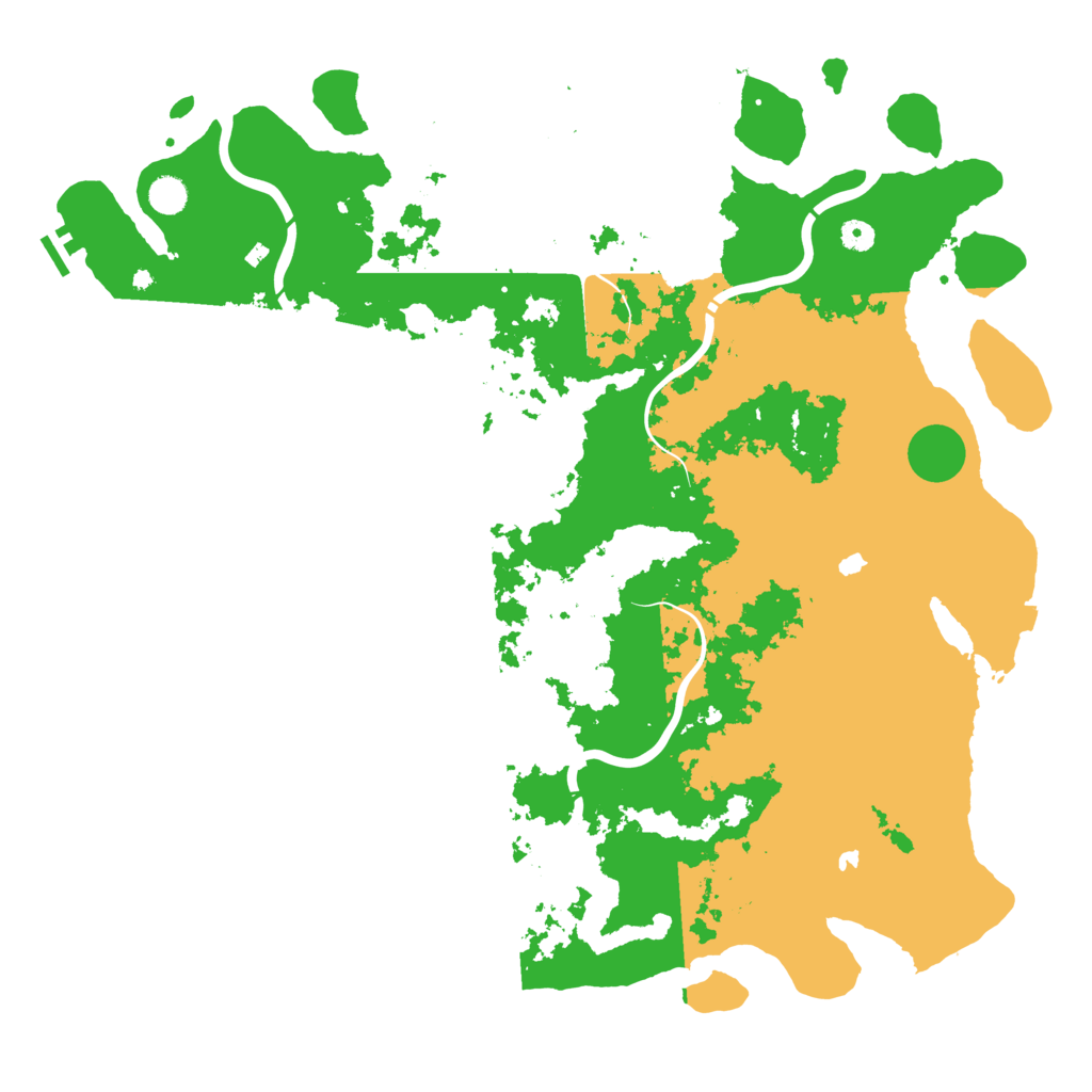 Biome Rust Map: Procedural Map, Size: 5000, Seed: 781761009