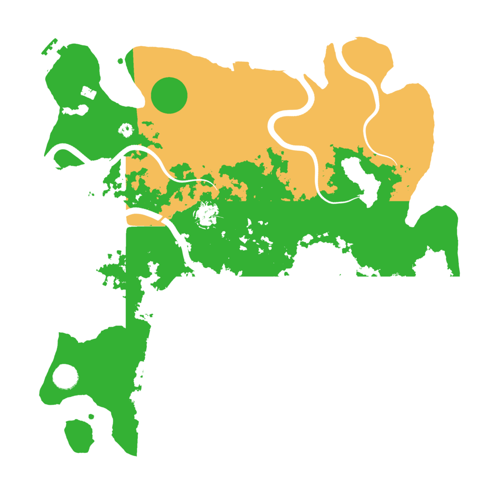 Biome Rust Map: Procedural Map, Size: 3650, Seed: 76667932