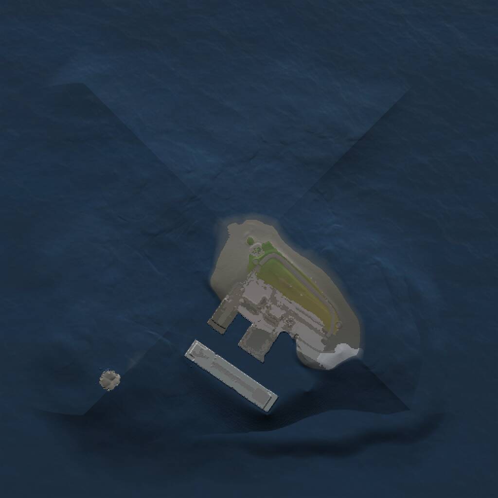 Rust Map: Procedural Map, Size: 1000, Seed: 72694, 2 Monuments