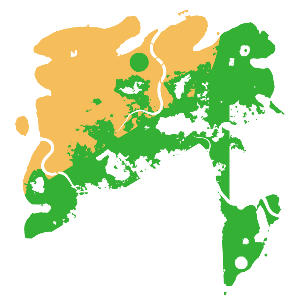 Biome Rust Map: Procedural Map, Size: 4250, Seed: 1687391682