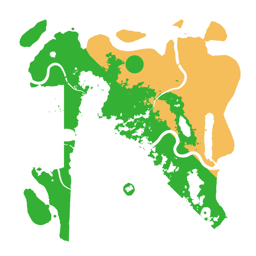 Biome Rust Map: Procedural Map, Size: 3750, Seed: 1418065697