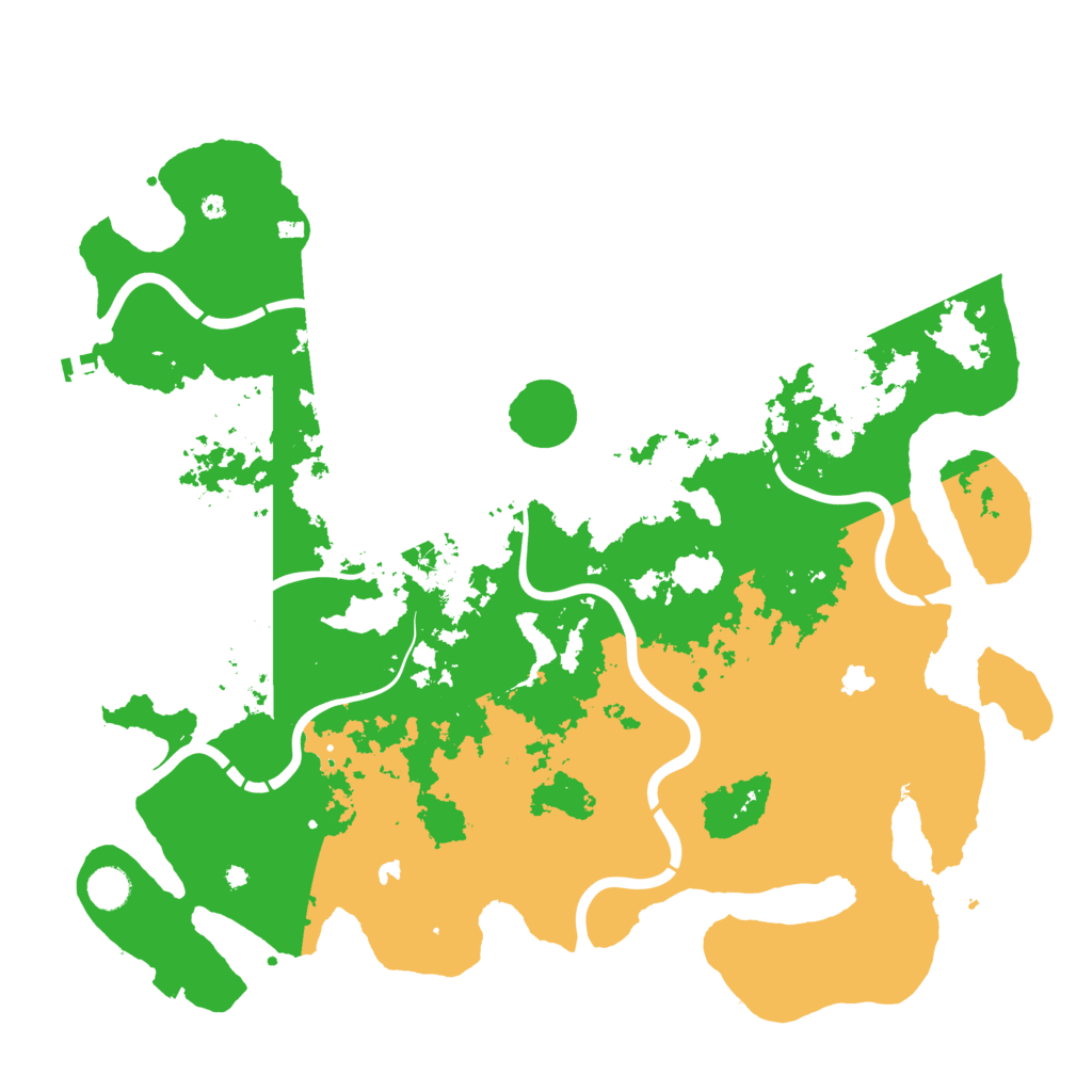 Biome Rust Map: Procedural Map, Size: 4500, Seed: 713965459