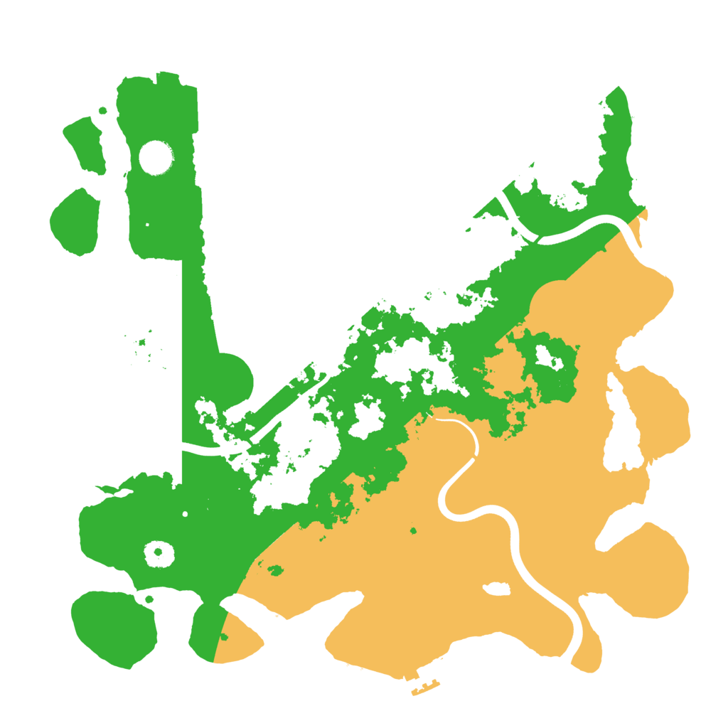 Biome Rust Map: Procedural Map, Size: 3750, Seed: 622281