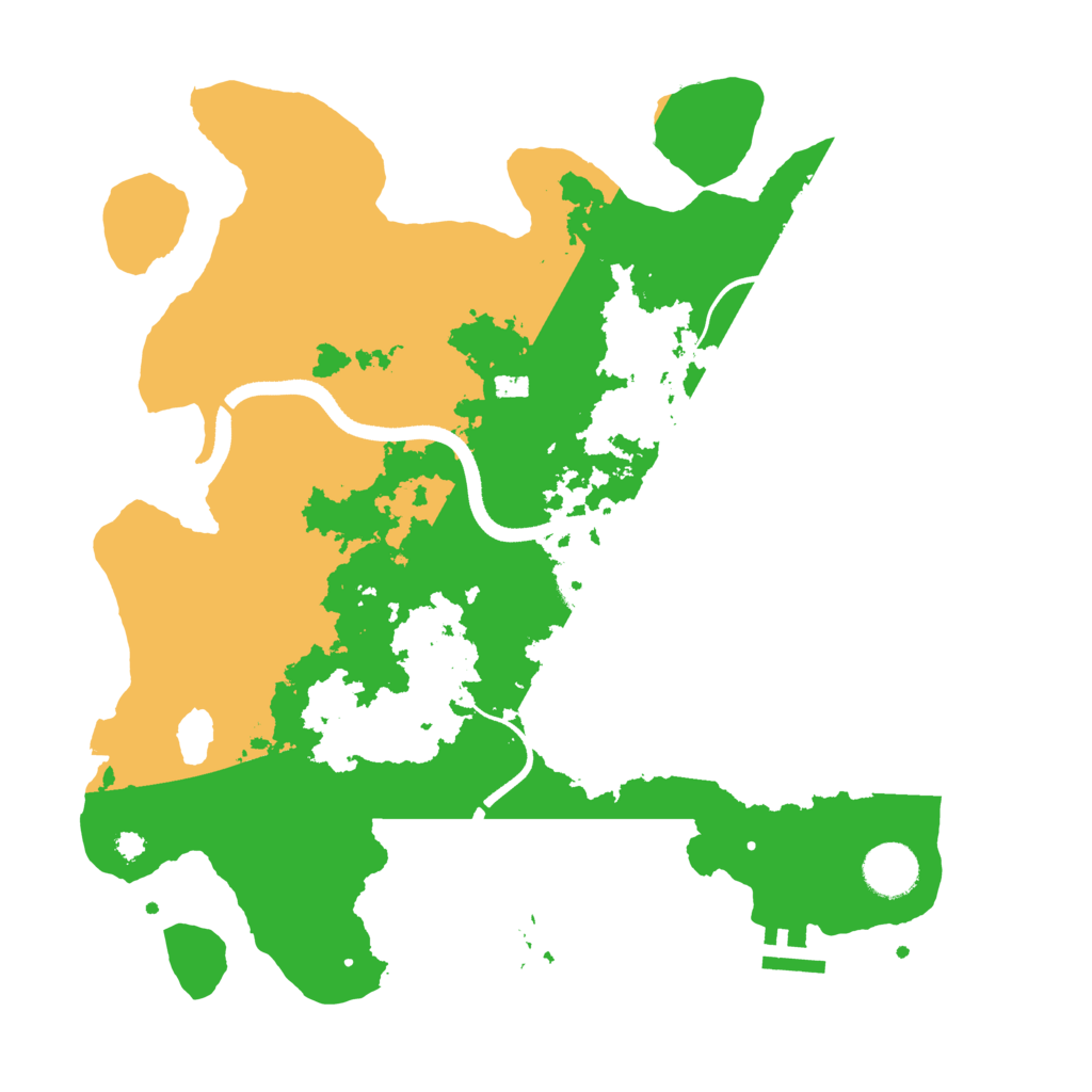 Biome Rust Map: Procedural Map, Size: 3500, Seed: 2052281820