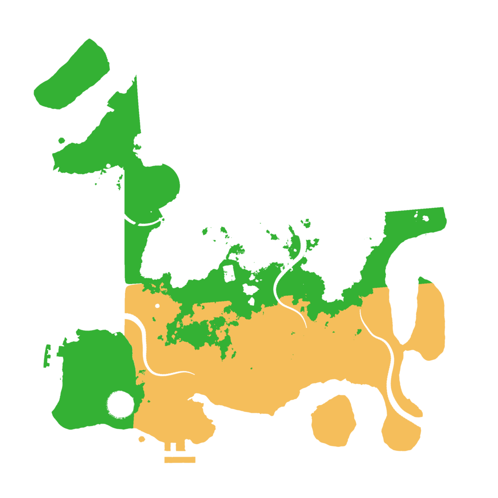 Biome Rust Map: Procedural Map, Size: 3250, Seed: 1909658756