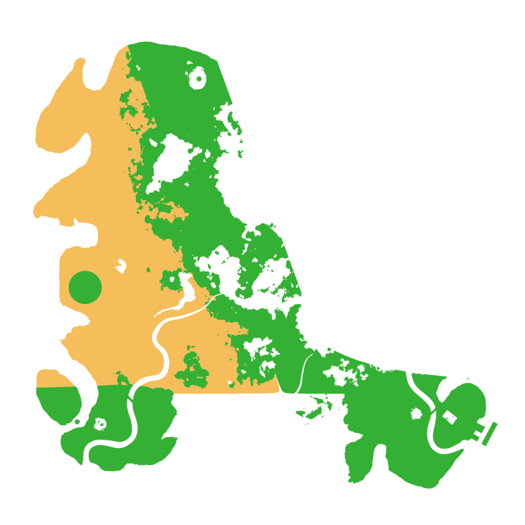 Biome Rust Map: Procedural Map, Size: 4200, Seed: 250000