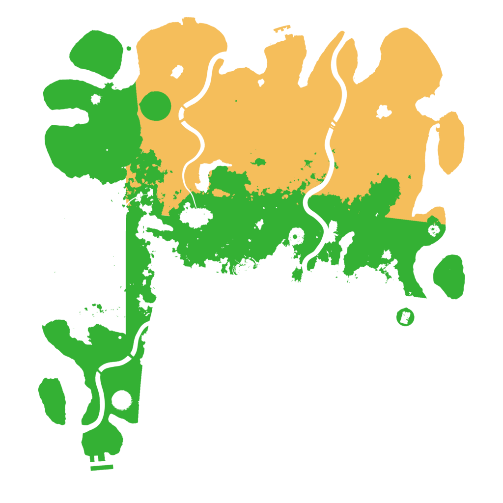 Biome Rust Map: Procedural Map, Size: 4500, Seed: 1791737749