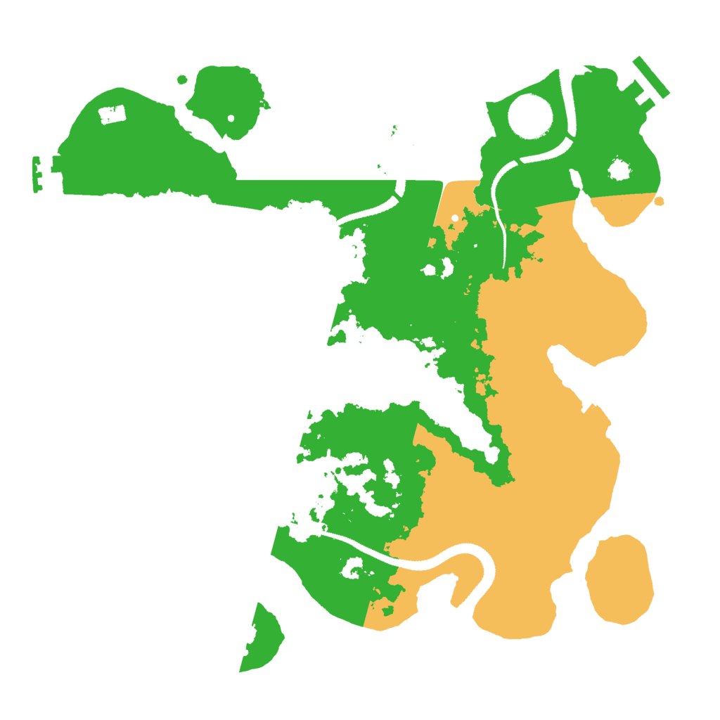 Biome Rust Map: Procedural Map, Size: 3000, Seed: 429848303
