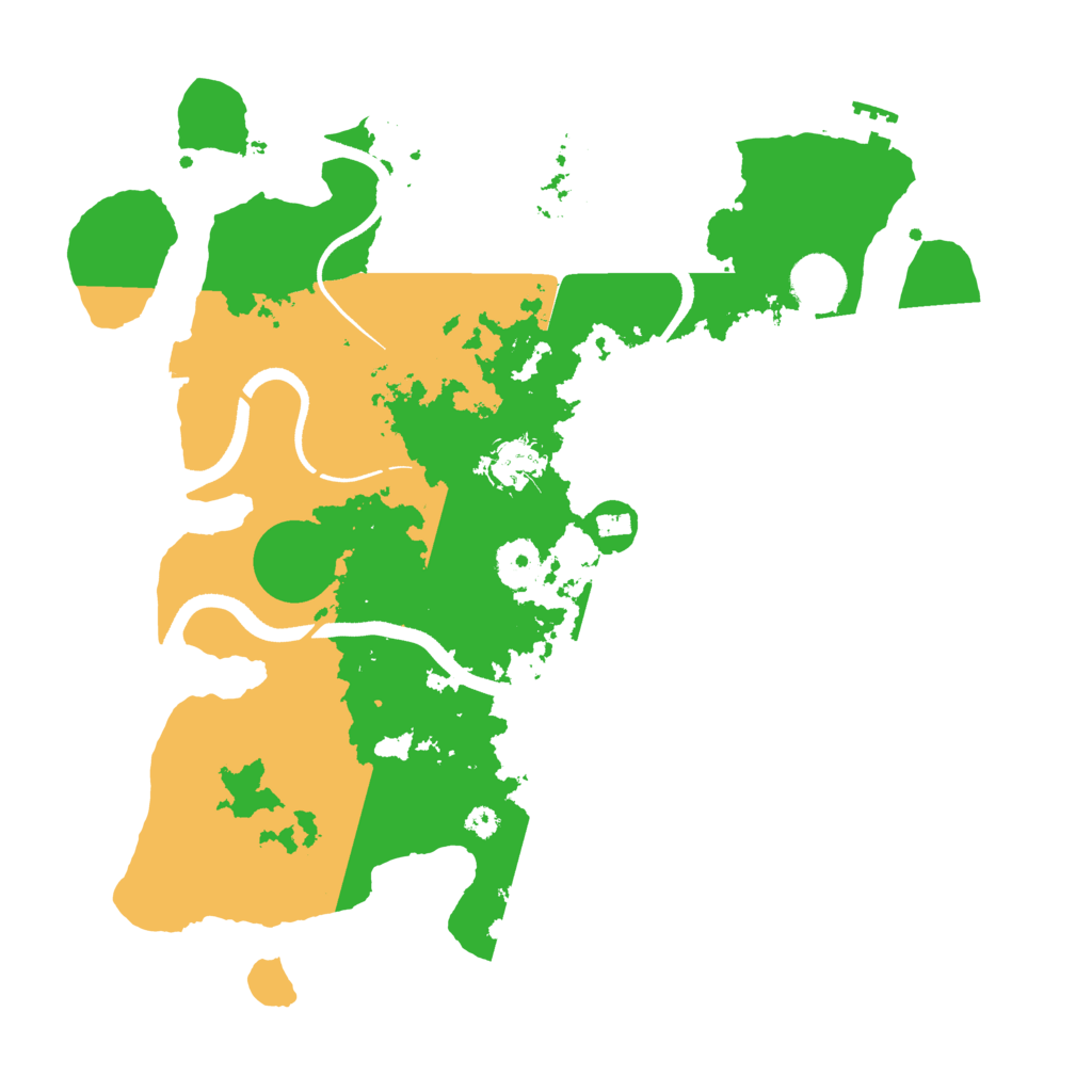 Biome Rust Map: Procedural Map, Size: 3500, Seed: 704777423