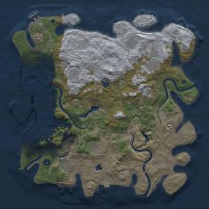 Thumbnail Rust Map: Procedural Map, Size: 4250, Seed: 1771601470, 15 Monuments