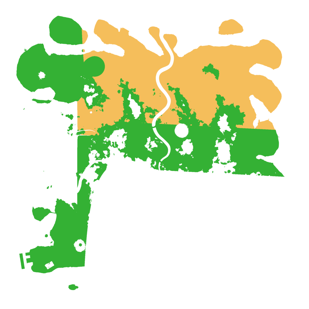 Biome Rust Map: Procedural Map, Size: 3999, Seed: 1889046194