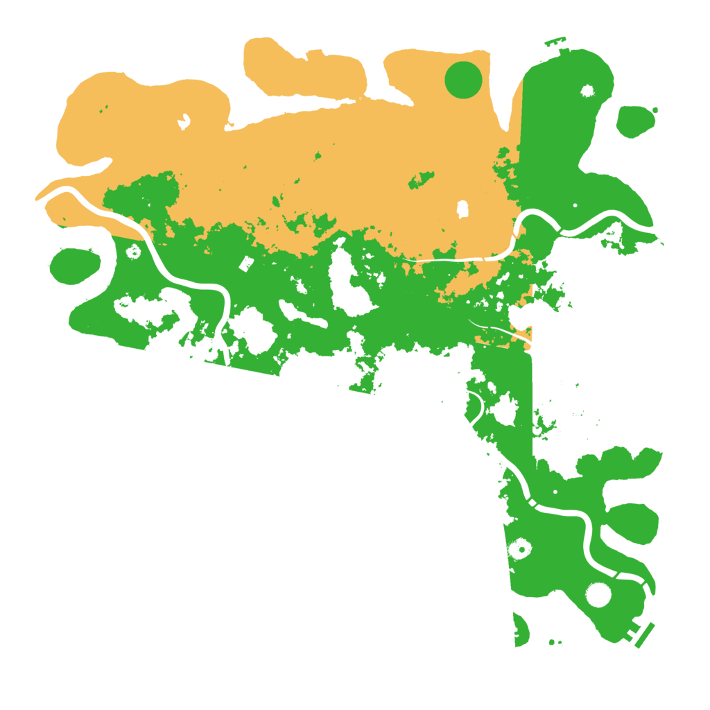 Biome Rust Map: Procedural Map, Size: 5000, Seed: 780955