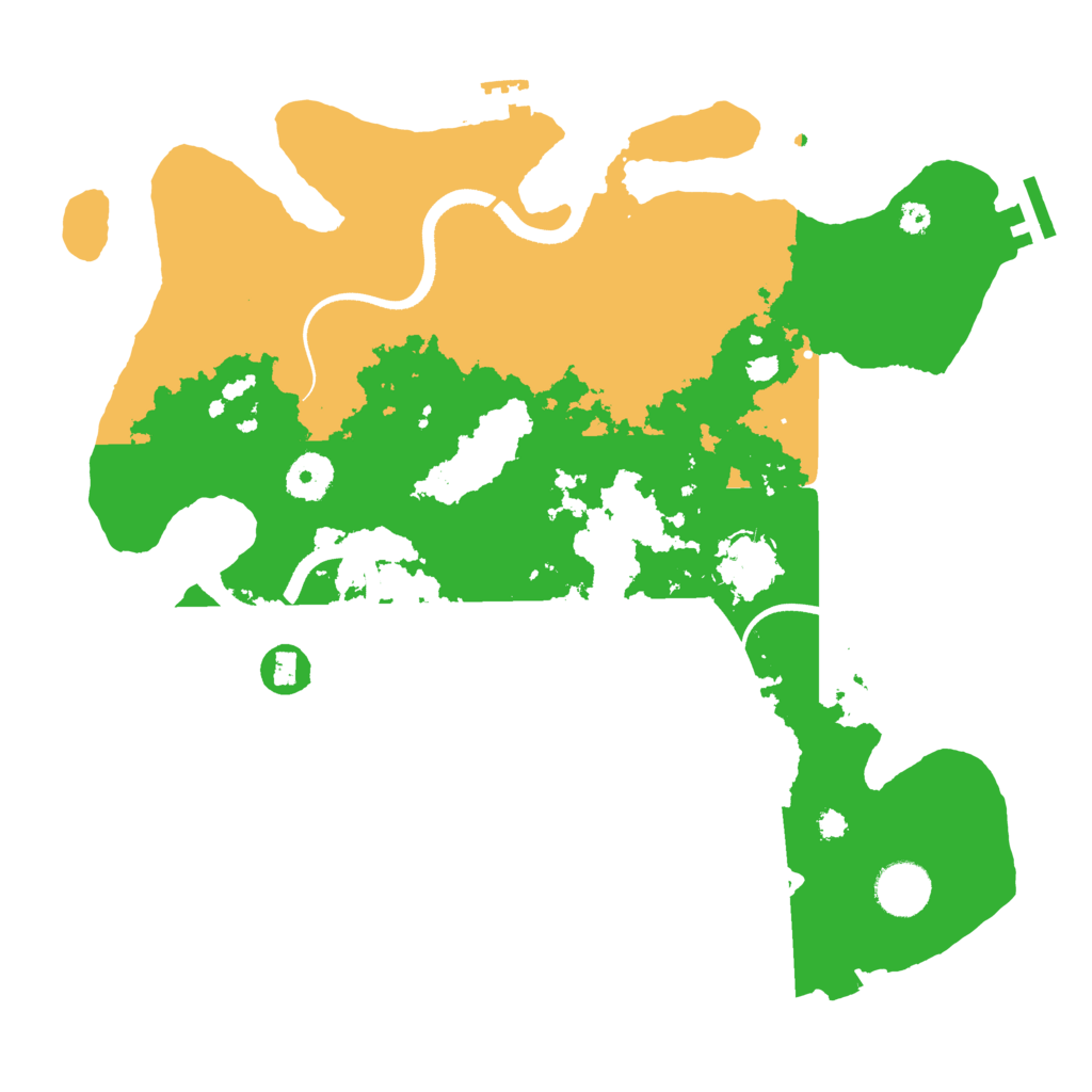 Biome Rust Map: Procedural Map, Size: 3500, Seed: 275205371