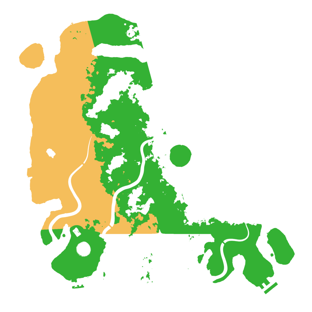 Biome Rust Map: Procedural Map, Size: 4000, Seed: 387071309