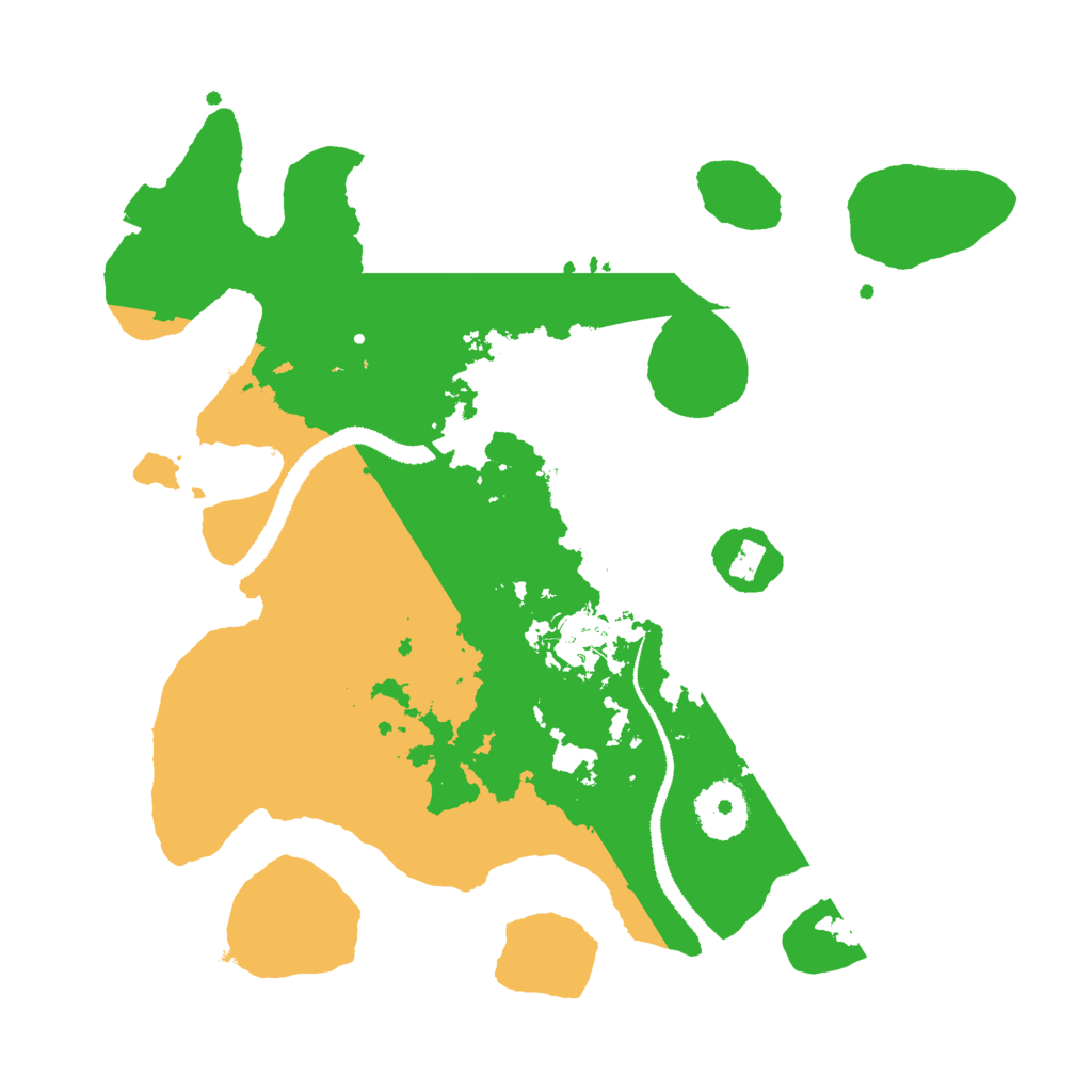 Biome Rust Map: Procedural Map, Size: 3000, Seed: 37642