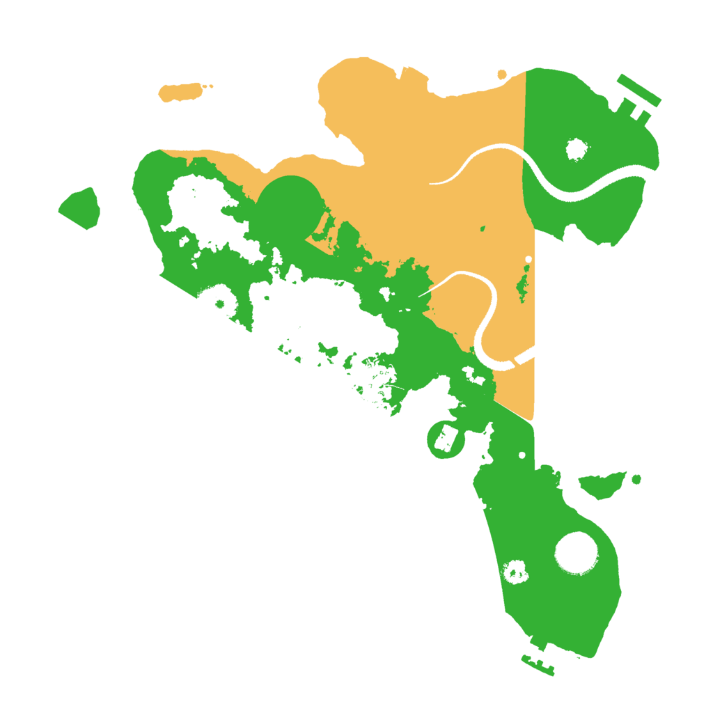 Biome Rust Map: Procedural Map, Size: 3000, Seed: 3015