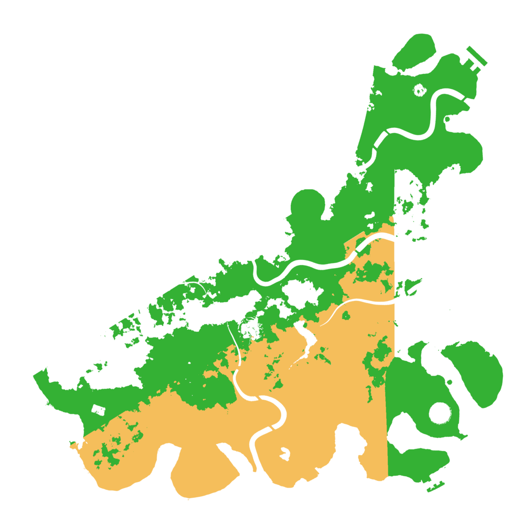 Biome Rust Map: Procedural Map, Size: 4250, Seed: 63971369