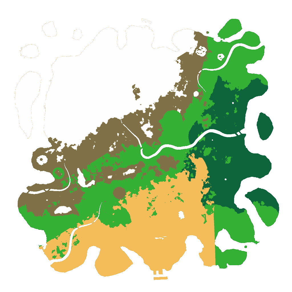 Biome Rust Map: Procedural Map, Size: 4250, Seed: 63971369