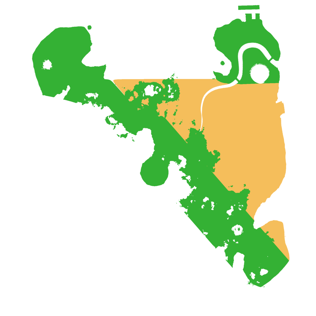 Biome Rust Map: Procedural Map, Size: 3000, Seed: 262317123