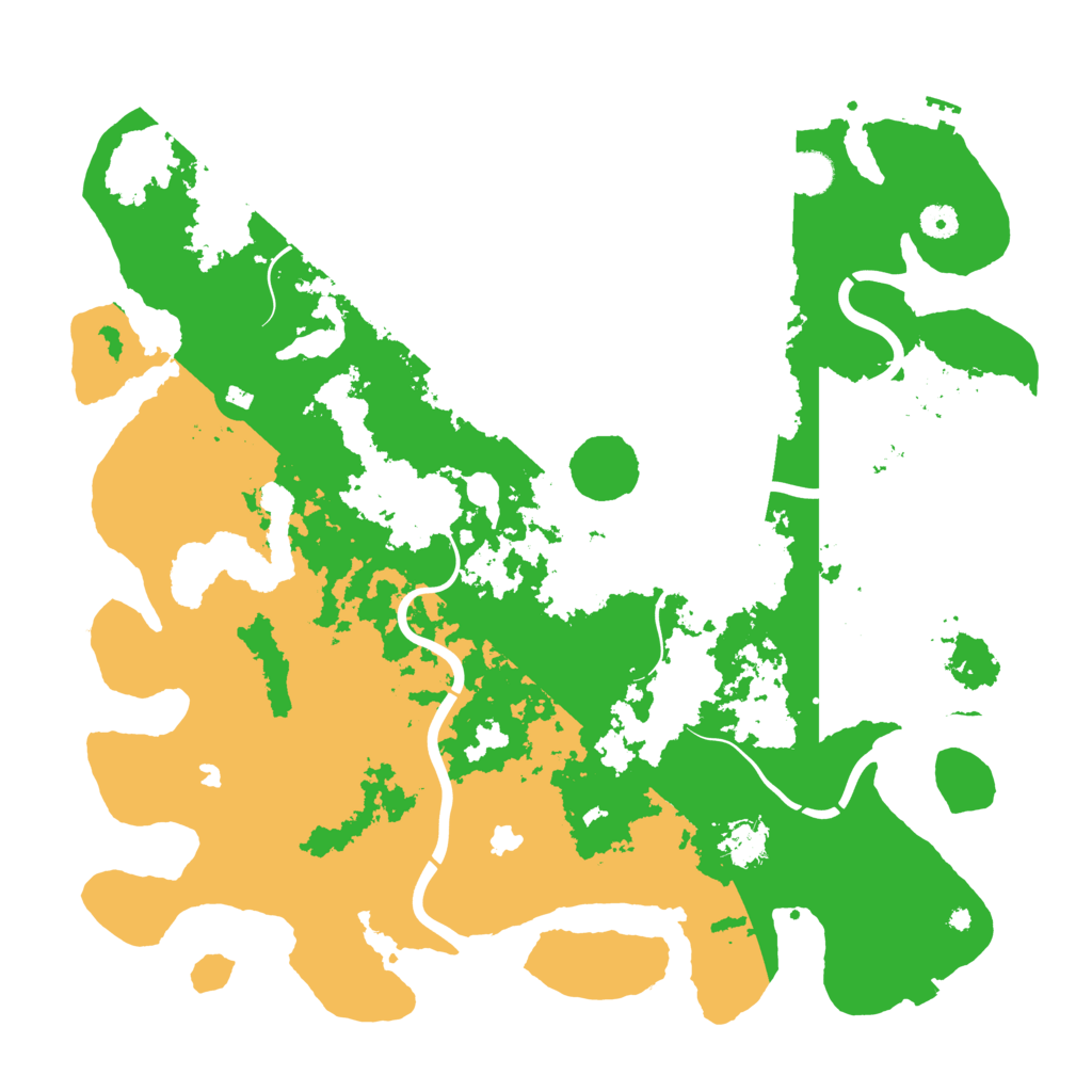 Biome Rust Map: Procedural Map, Size: 4500, Seed: 1641054226
