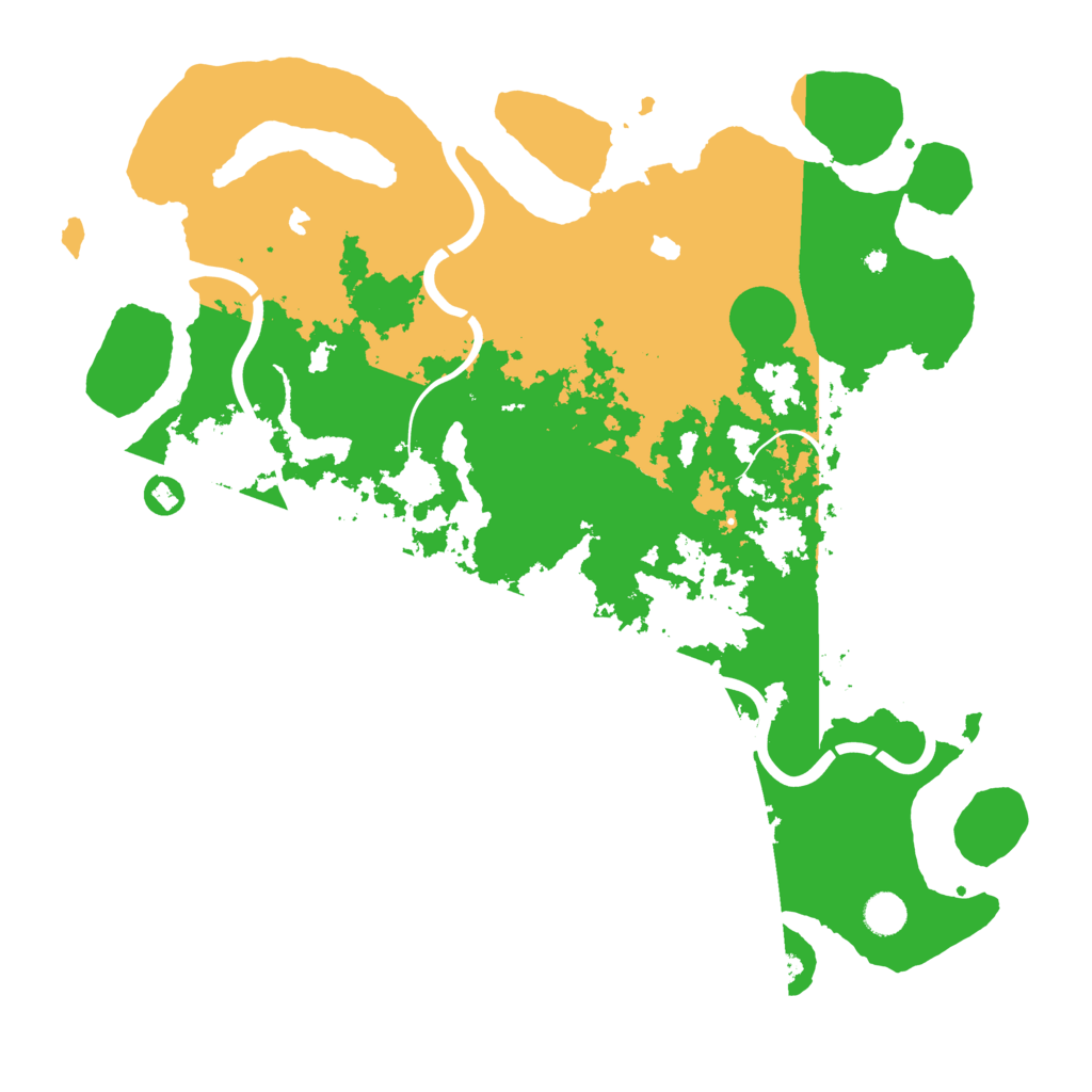 Biome Rust Map: Procedural Map, Size: 4500, Seed: 2016532378
