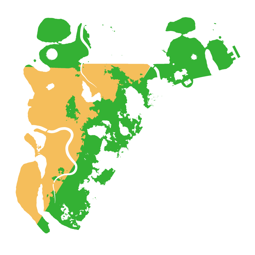 Biome Rust Map: Procedural Map, Size: 4000, Seed: 3116267