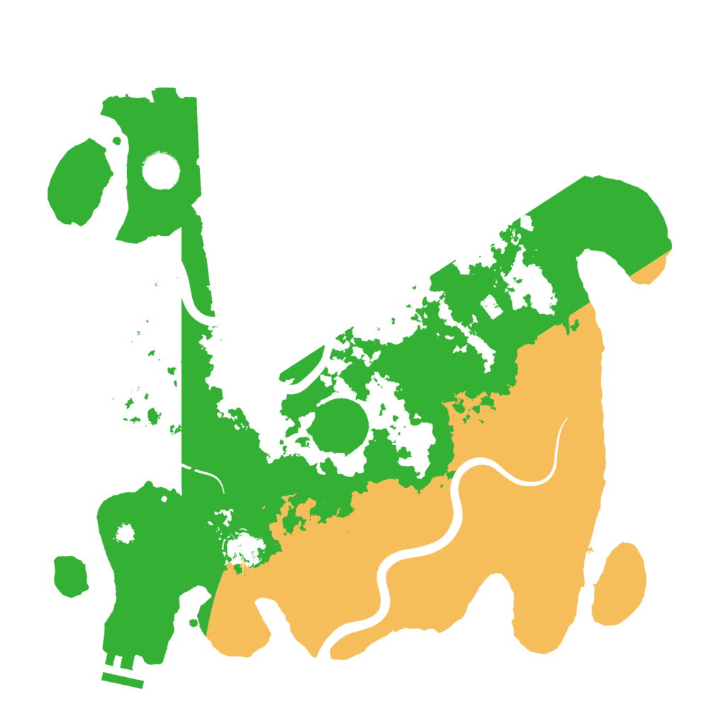 Biome Rust Map: Procedural Map, Size: 3500, Seed: 796915714