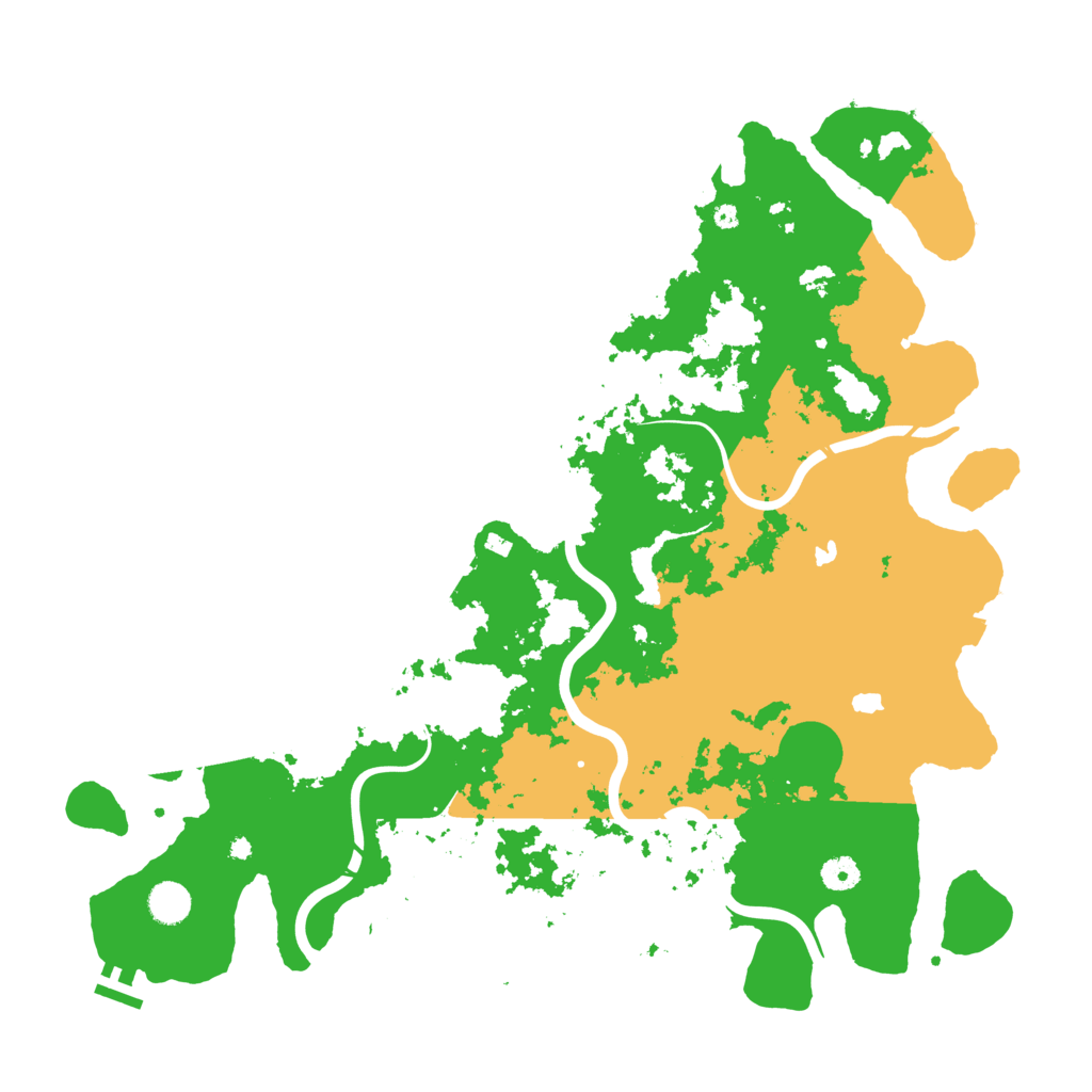 Biome Rust Map: Procedural Map, Size: 4500, Seed: 2107223155