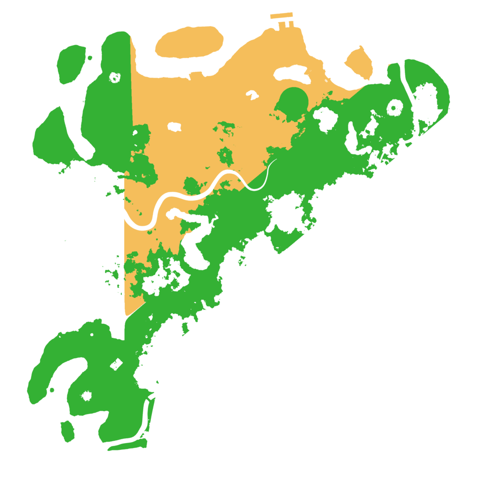 Biome Rust Map: Procedural Map, Size: 4500, Seed: 636923492
