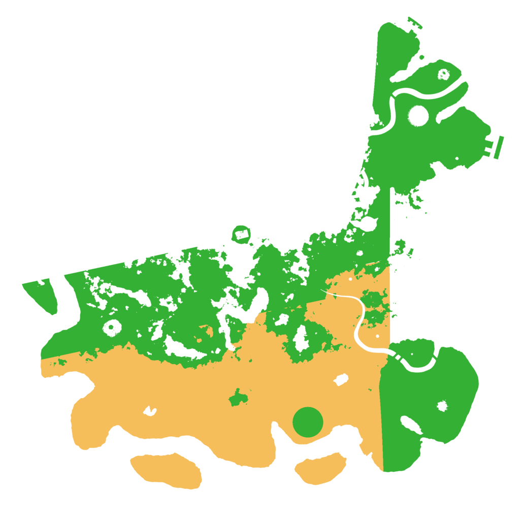 Biome Rust Map: Procedural Map, Size: 4500, Seed: 150619168