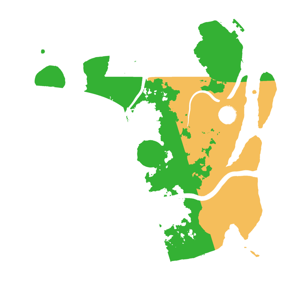 Biome Rust Map: Procedural Map, Size: 3000, Seed: 65344712