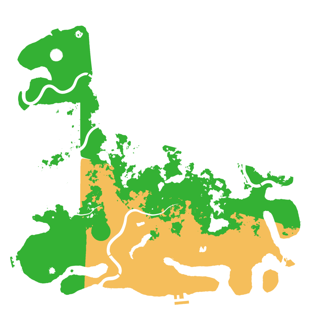 Biome Rust Map: Procedural Map, Size: 4500, Seed: 2018630149