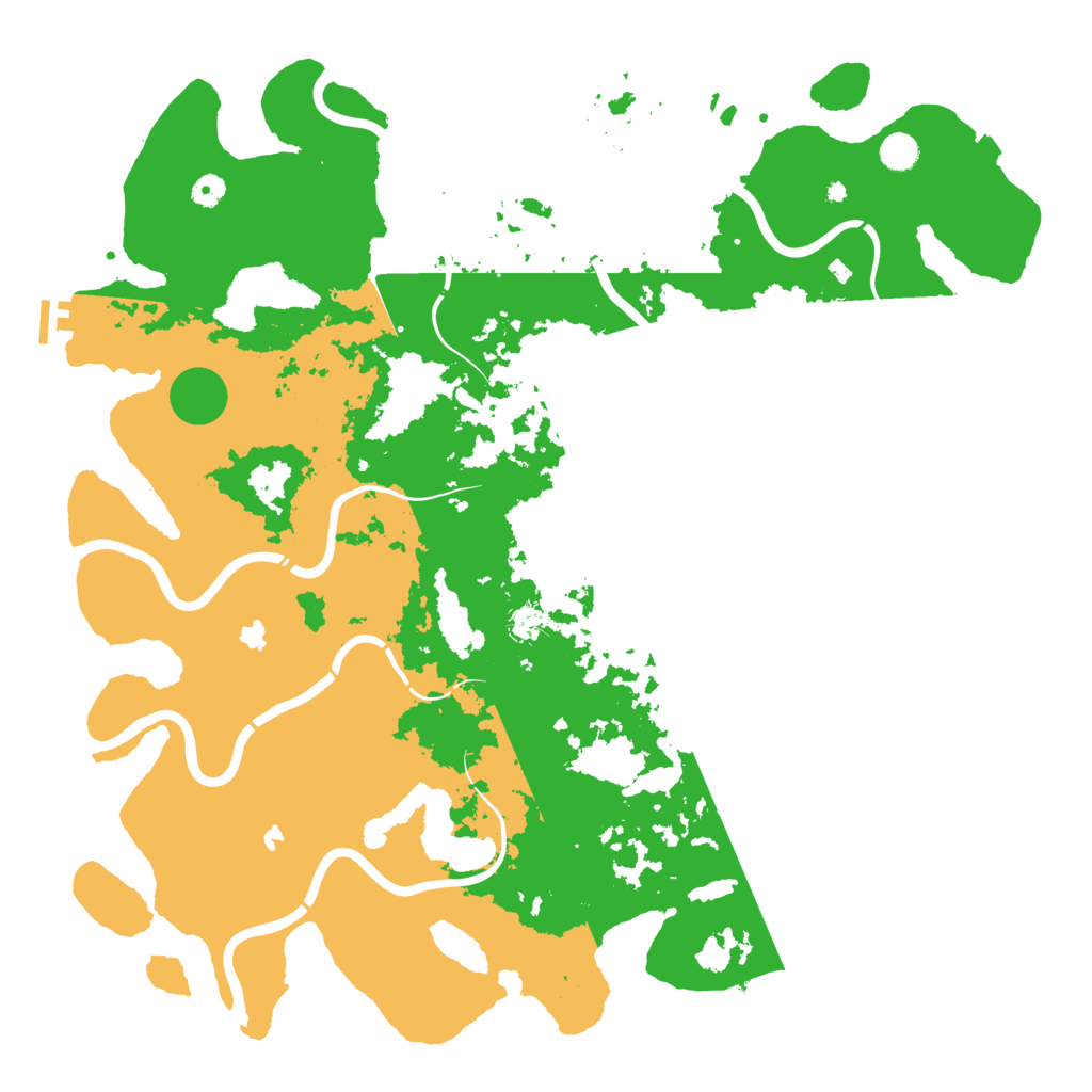 Biome Rust Map: Procedural Map, Size: 5000, Seed: 1829322963