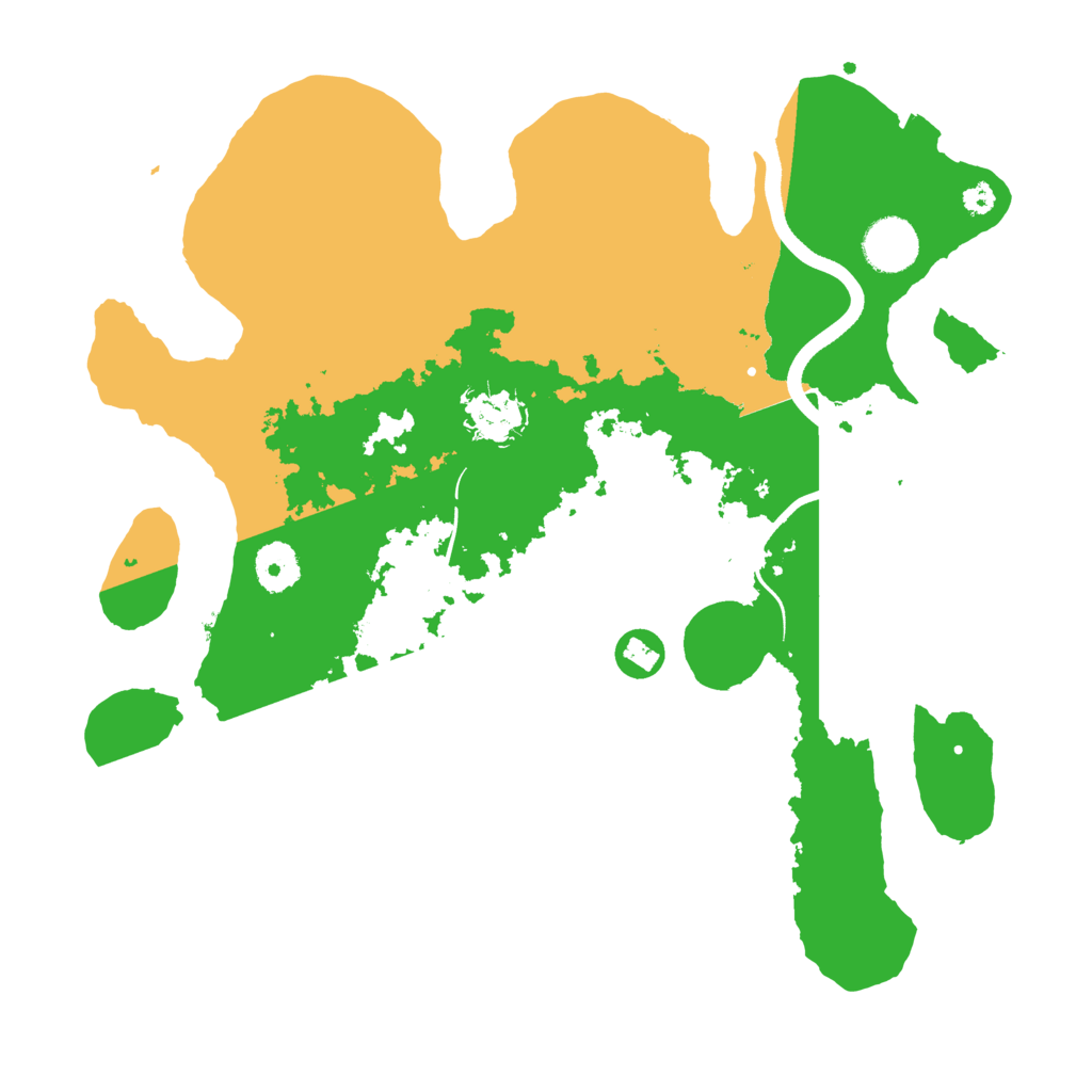 Biome Rust Map: Procedural Map, Size: 3500, Seed: 943309933