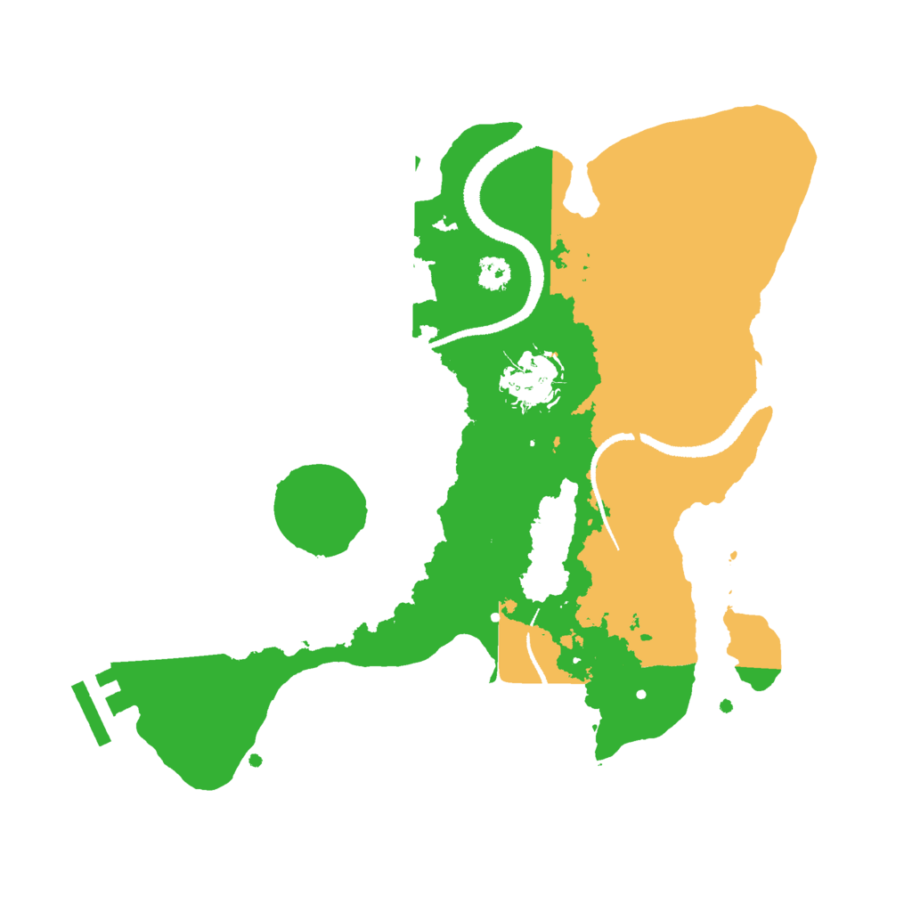 Biome Rust Map: Procedural Map, Size: 2750, Seed: 51515