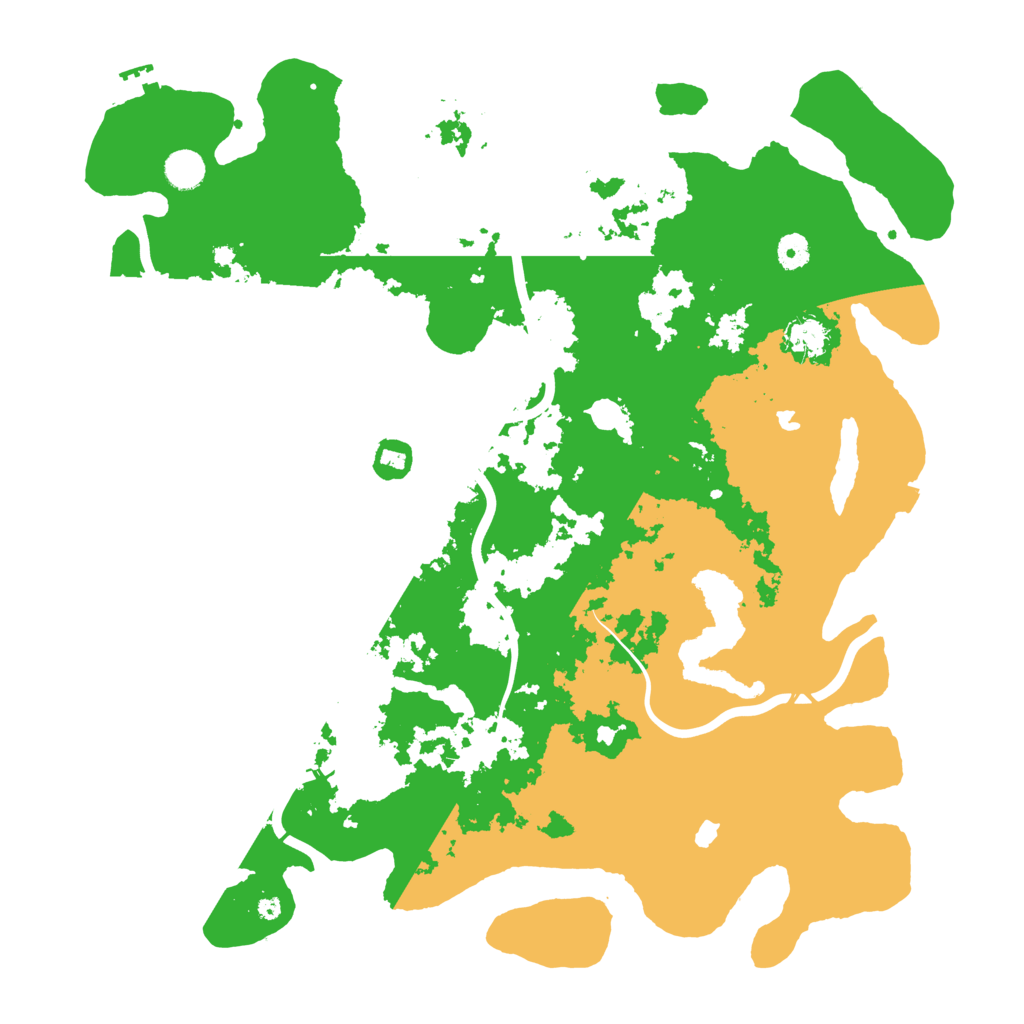 Biome Rust Map: Procedural Map, Size: 4500, Seed: 1921695668