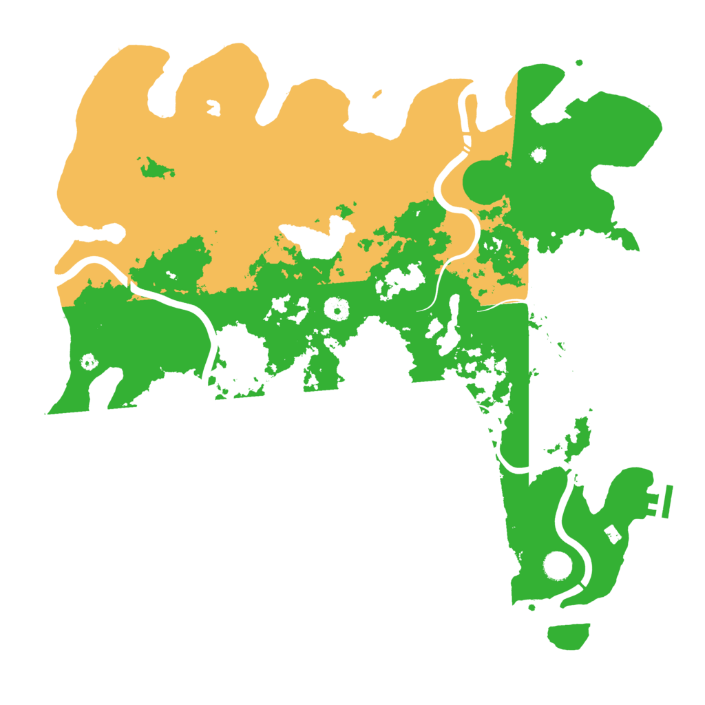 Biome Rust Map: Procedural Map, Size: 4300, Seed: 1416840420