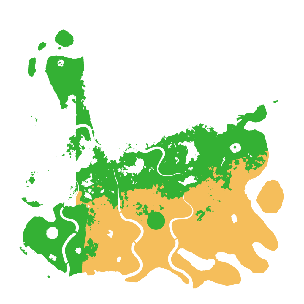 Biome Rust Map: Procedural Map, Size: 4500, Seed: 764813198