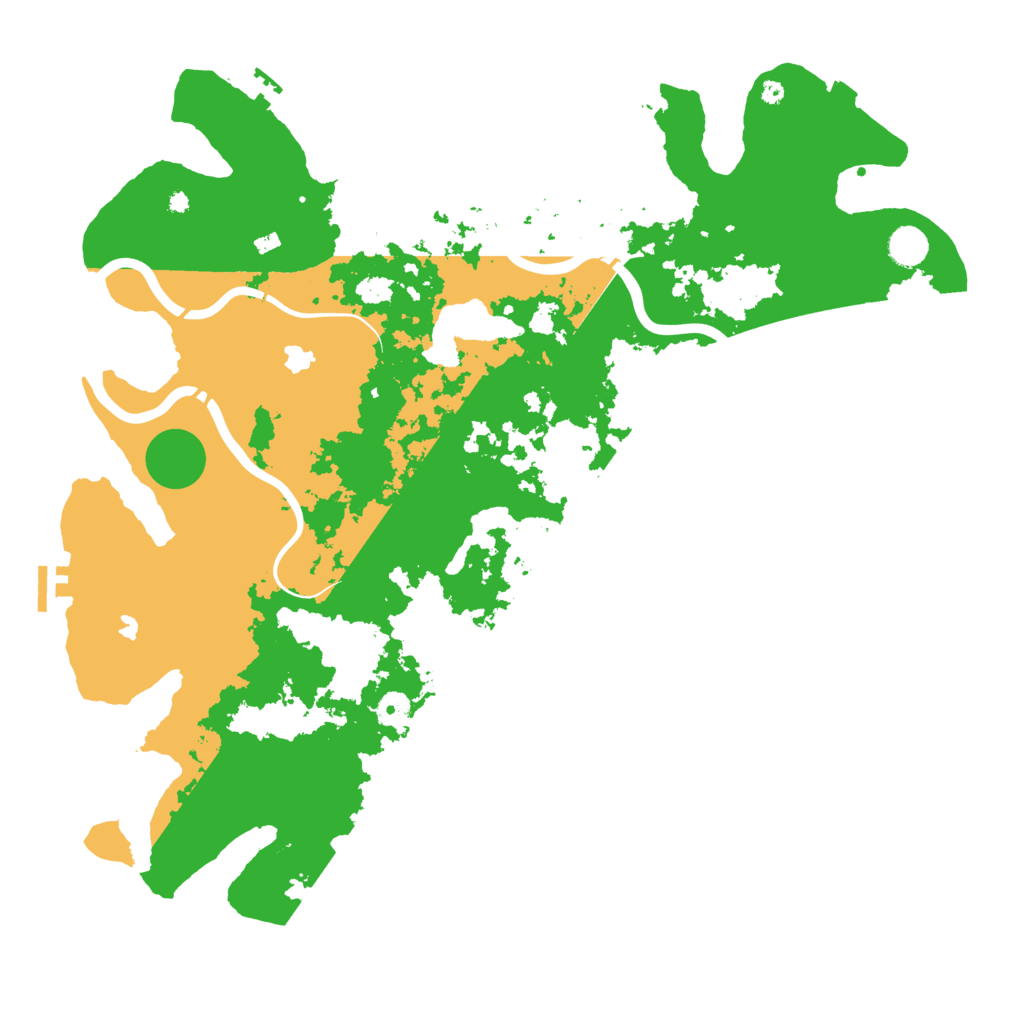 Biome Rust Map: Procedural Map, Size: 4500, Seed: 24689
