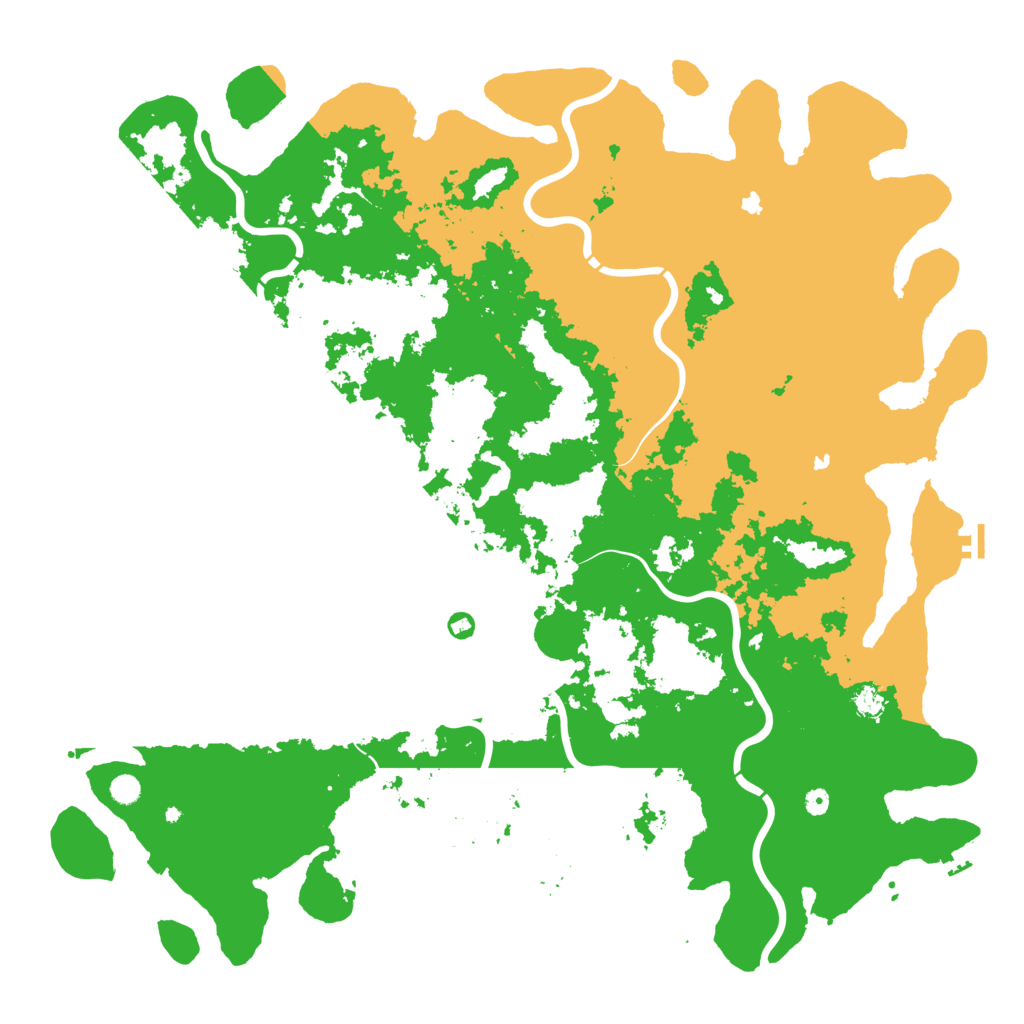 Biome Rust Map: Procedural Map, Size: 6000, Seed: 1709548021