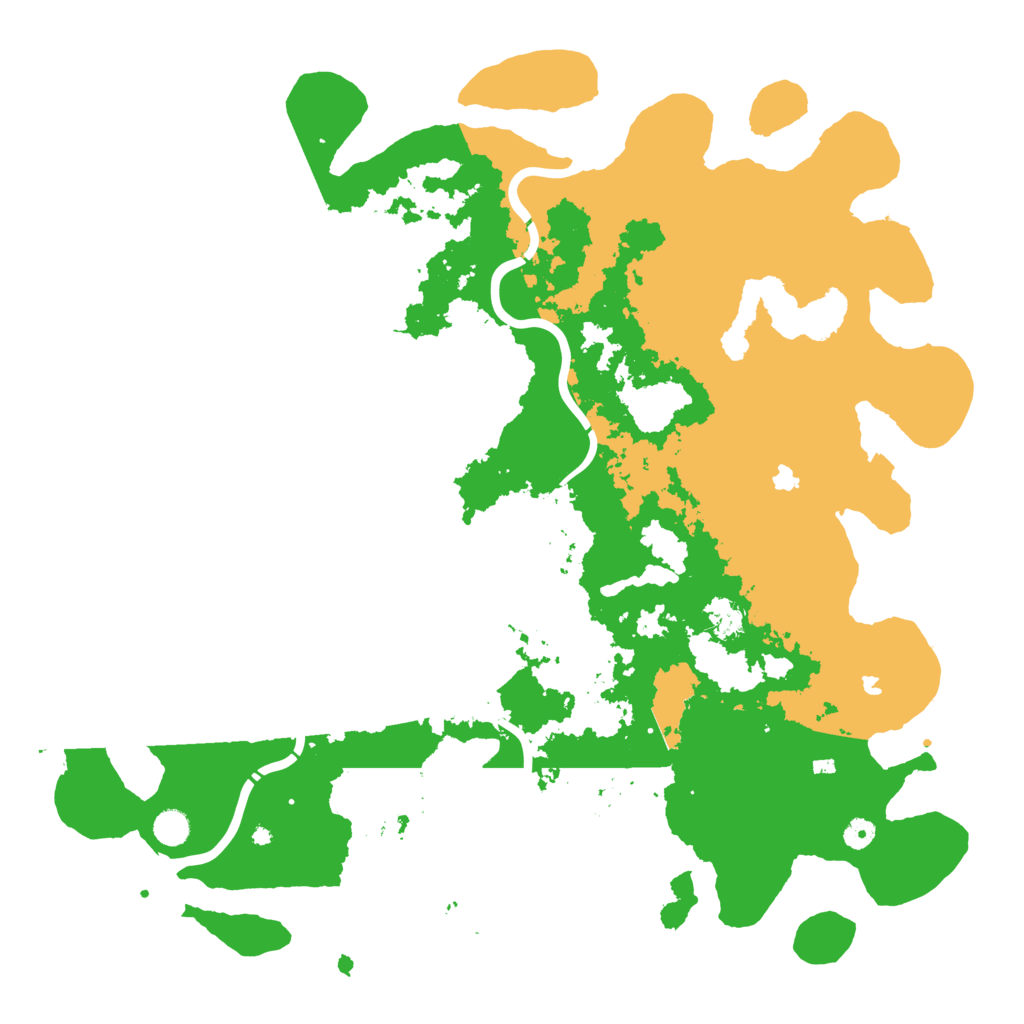 Biome Rust Map: Procedural Map, Size: 5000, Seed: 1946973075
